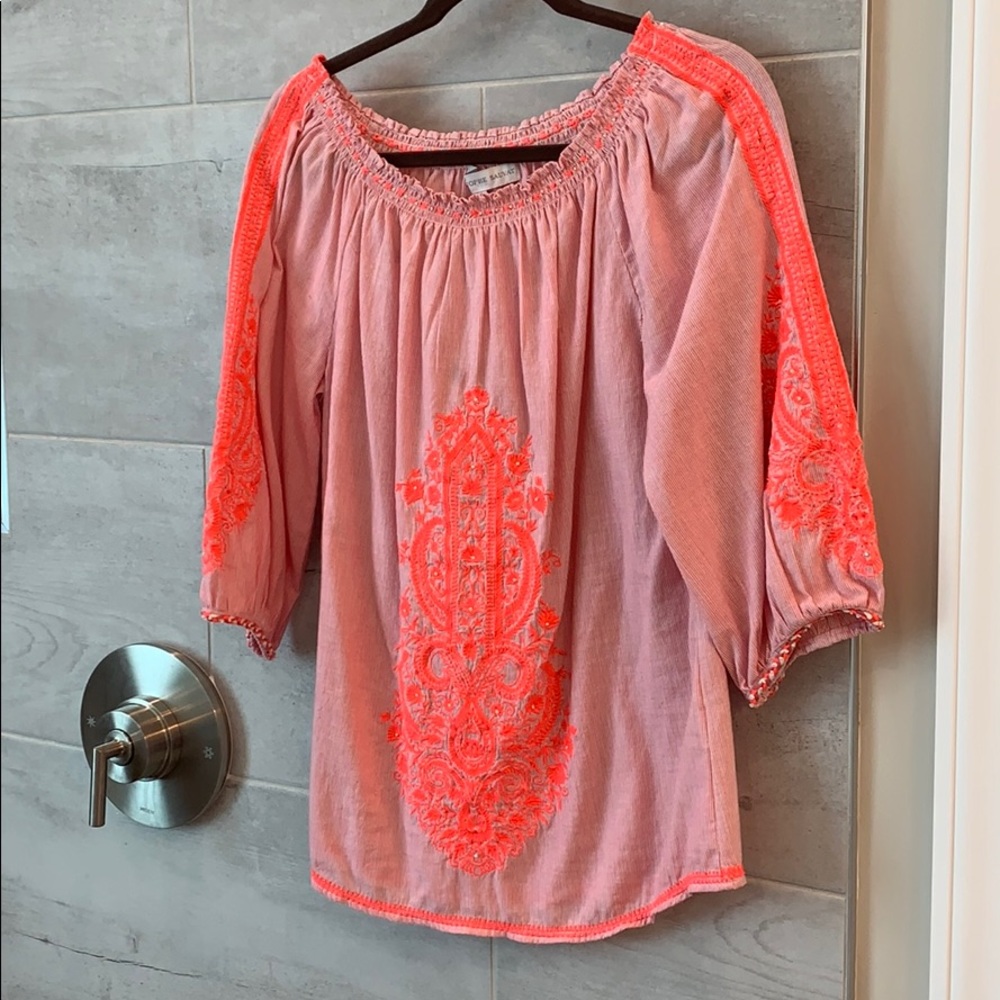 Off the shoulder blouse